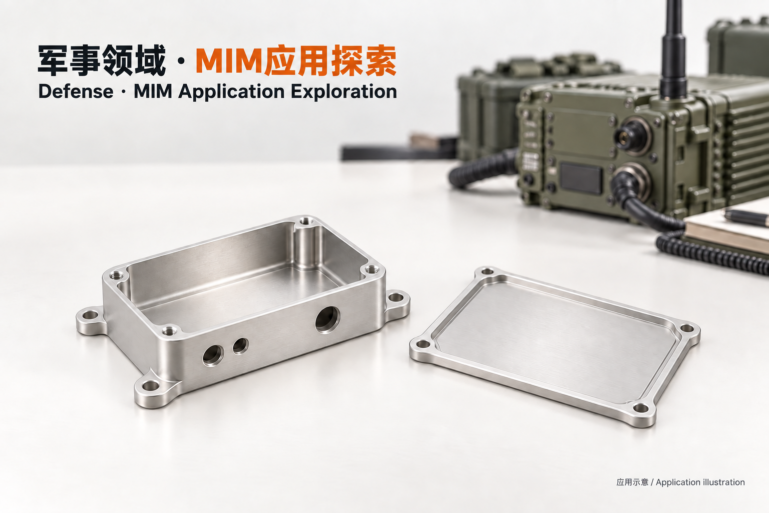 军事领域 / Defense — MIM应用示意
MIM application illustration